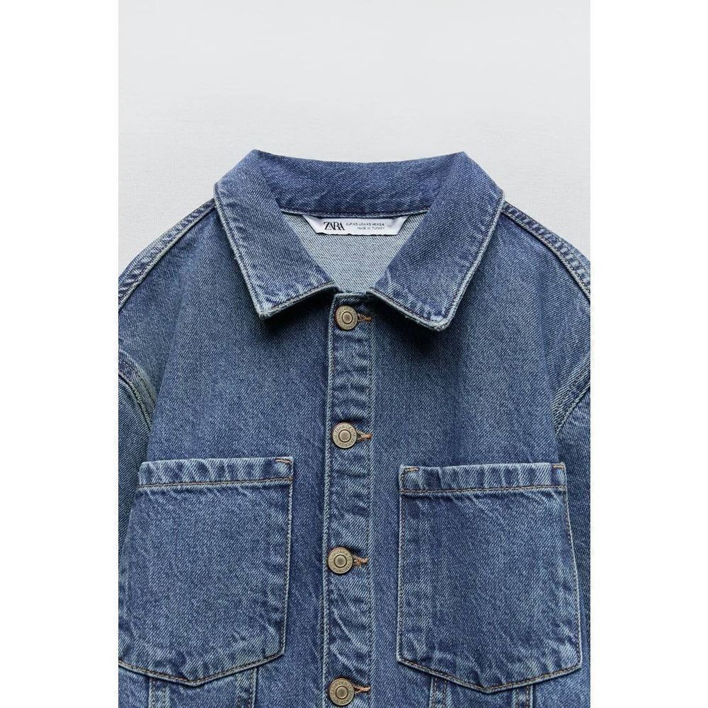 TRF DENIM DRESS ZARA BLOGGERS FAV - Picture 16 of 17